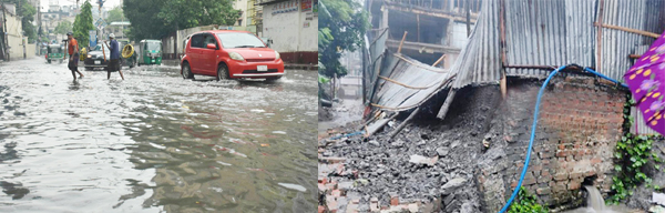 চট্টগ্রামে সর্বোচ্চ বৃষ্টিপাত, পাহাড়ধসের শঙ্কা