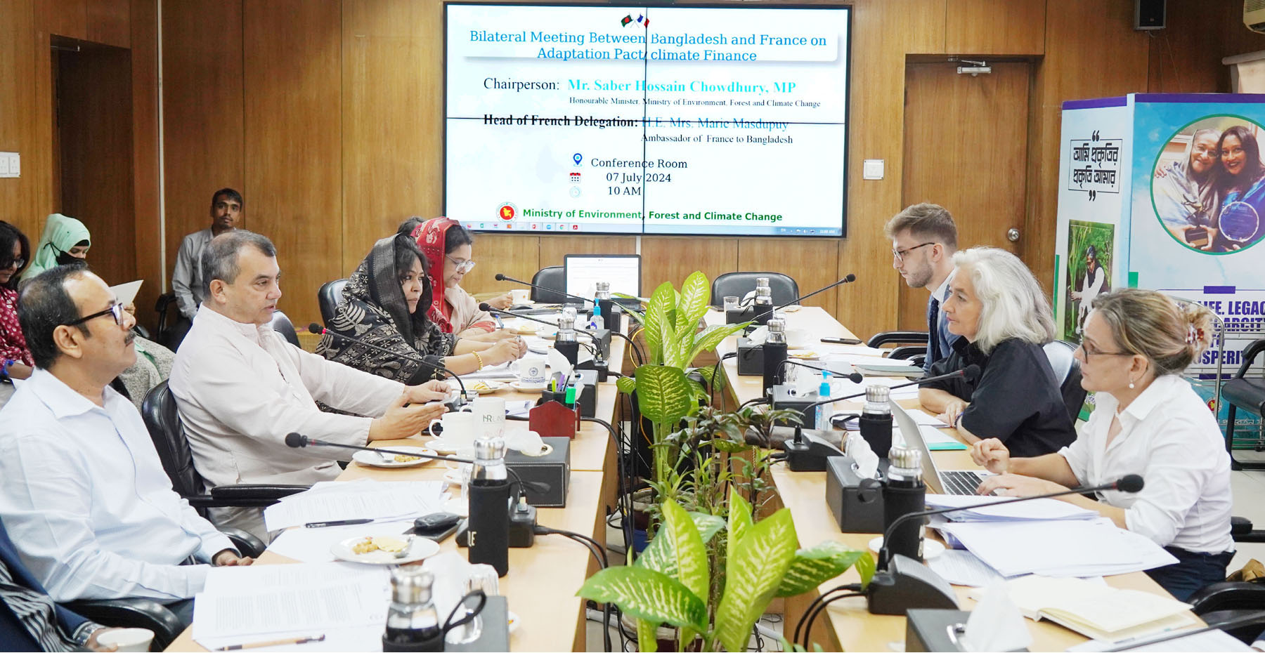  জলবায়ু চ্যালেঞ্জ মোকাবিলায় ফ্রান্স-বাংলাদেশ অভিযোজন চুক্তি গুরুত্বপূর্ণ ভূমিকা পালন করবে : পরিবেশমন্ত্রী