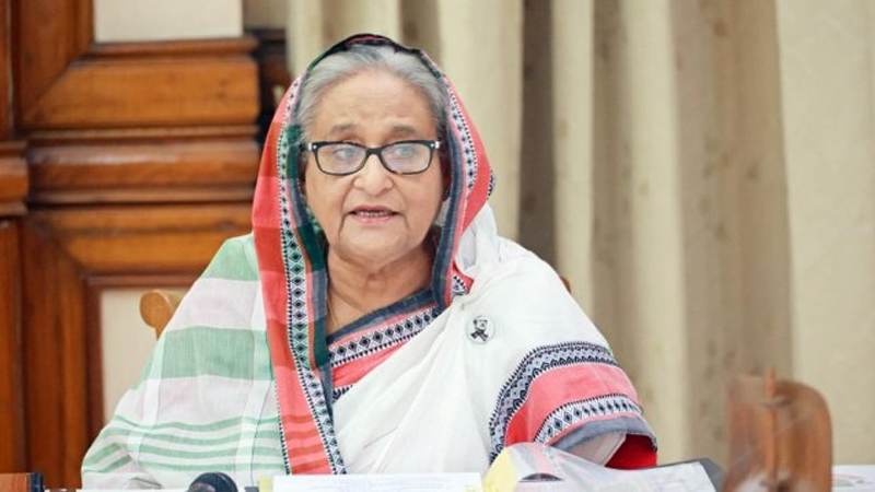  পতনের পেছনে যুক্তরাষ্ট্রকে দায়ী করলেন হাসিনা