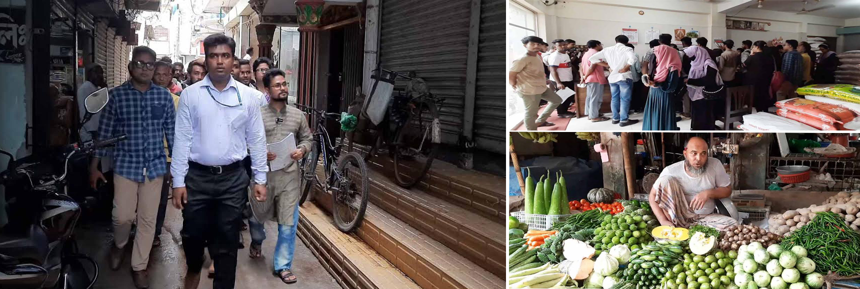 বাগেরহাটে ভোক্তা অধিকার সাথে নিয়ে বাজার মনিটরিংয়ে শিক্ষার্থীরা