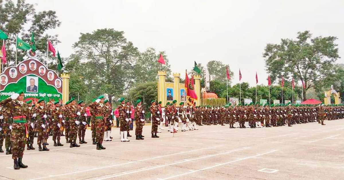 খাগড়াছড়িতে শপথ নিলেন ৭৫৮ নবীন সেনাসদস্য