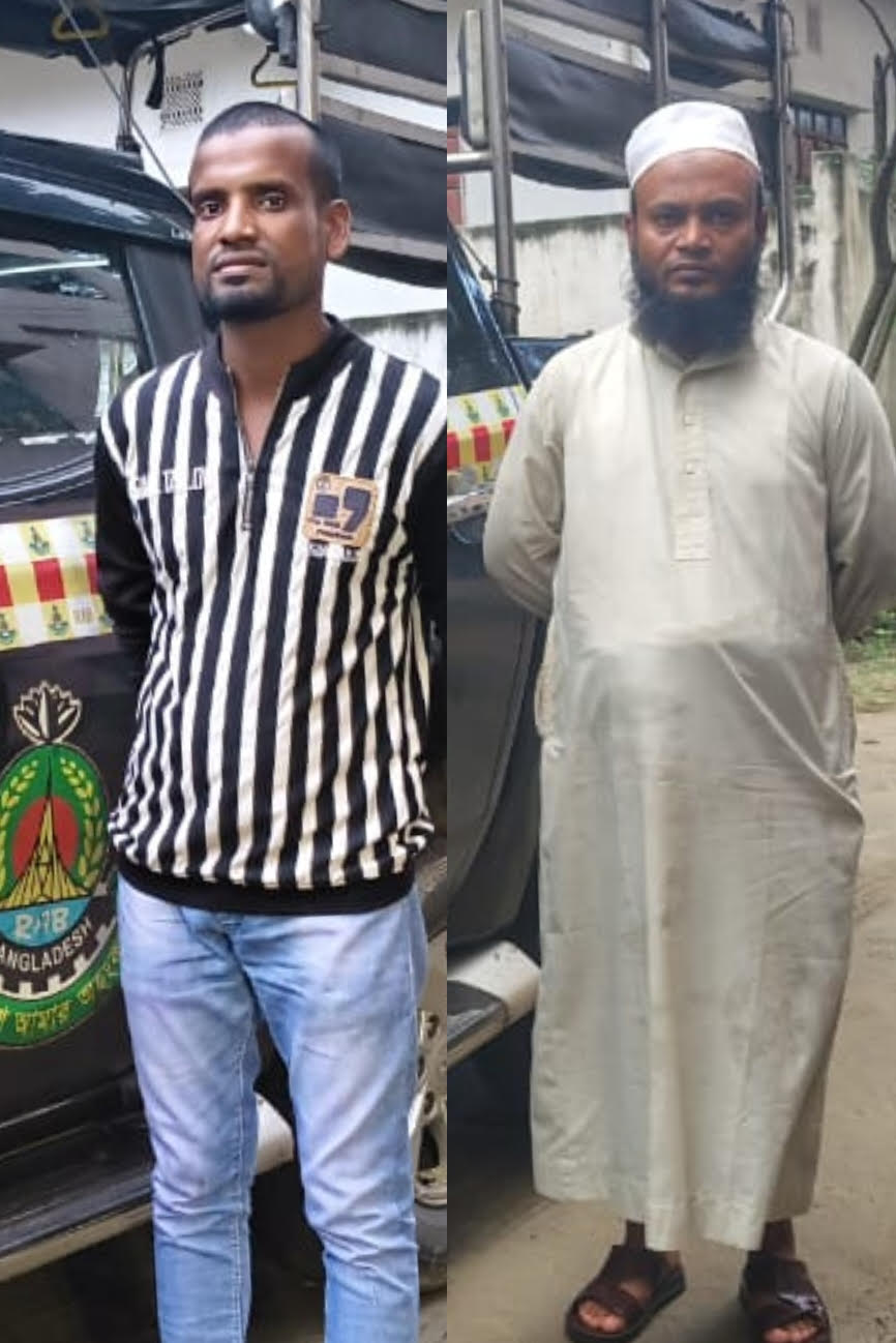 ফেনীতে র‍্যাবের পৃথক দু'টি অভিযানে ডাকাতি ও হত্যাচেষ্টা মামলার ২জন আসামি গ্রেফতার 