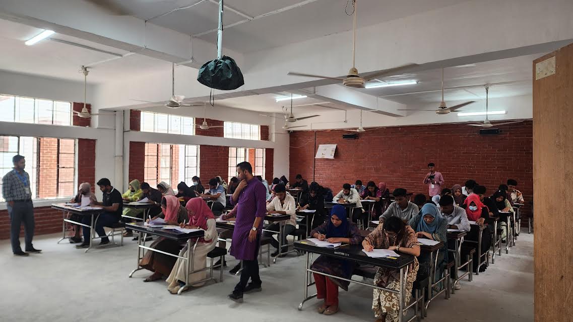 বাইউস্টের ফল-২০২৫ সেশনের ভর্তি পরীক্ষা অনুষ্ঠিত