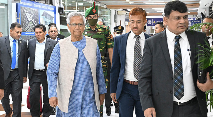 দুবাইয়ে যাত্রাবিরতি দিয়ে নিউইয়র্কের পথে প্রধান উপদেষ্টা