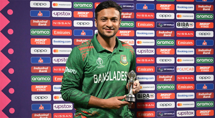 ফেসবুকে ‘বাংলাদেশের জার্সি আর গায়ে দেওয়া হলো না’ লিখলেন সাকিব