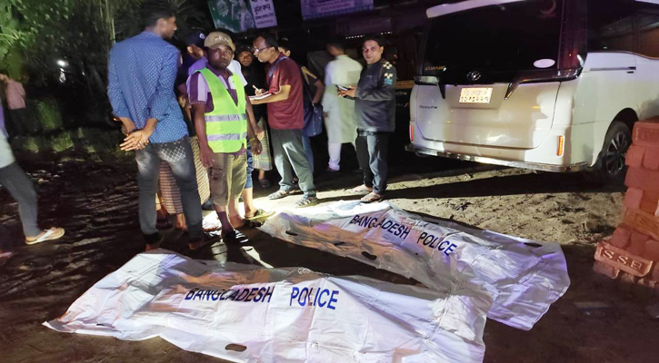 বাসের ধাক্কায় প্রাণ গেল দুই মোটরসাইকেল আরোহীর 