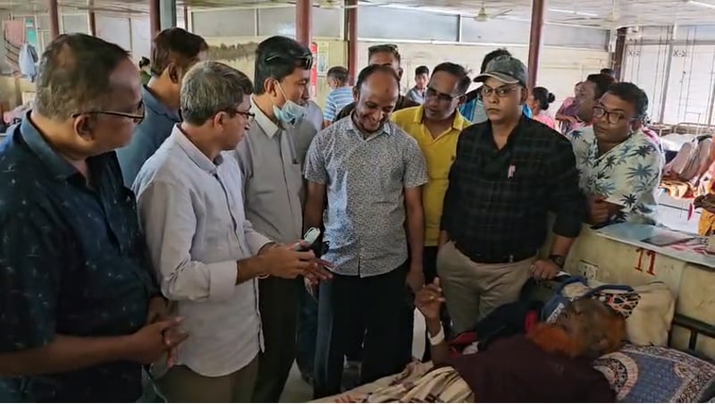 রাঙ্গামাটি সদর হাসপাতাল পরিদর্শন করলেন দীপেন দেওয়ান