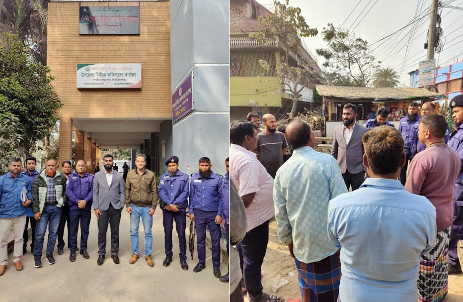 চাঁপাইনবাবগঞ্জ-০৩ আসনে নির্বাচনি অনুসন্ধান ও বিচারিক কমিটির পরিদর্শন