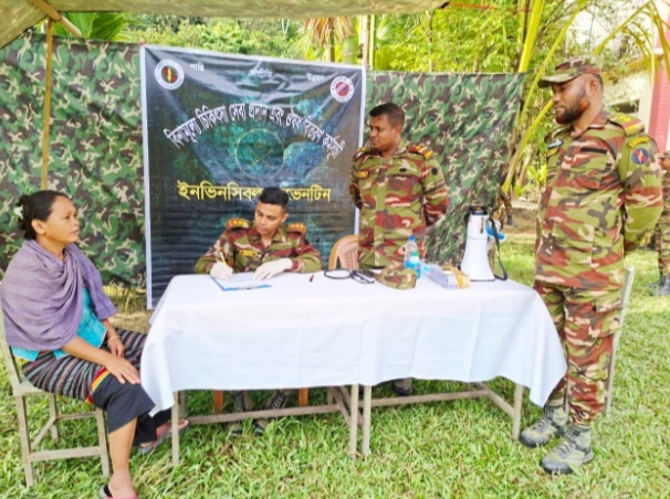 নানিয়ারচর জোনের উদ্যোগে মানবিক চিকিৎসা সেবা