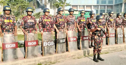 বিমানবন্দর-যমুনাসহ ঢাকার গুরুত্বপূর্ণ এলাকায় বিজিবি মোতায়েন