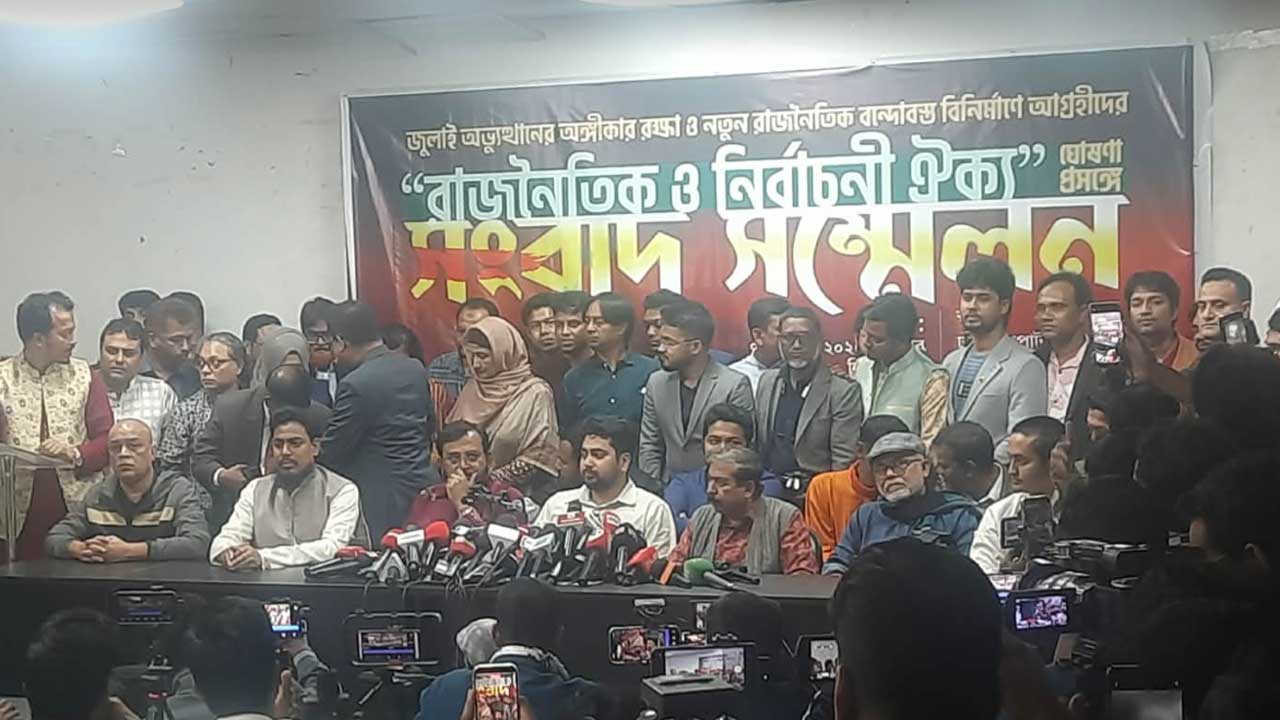 আমরা একসাথে, এক মার্কায় নির্বাচনে অংশগ্রহণ করব : নাহিদ ইসলাম