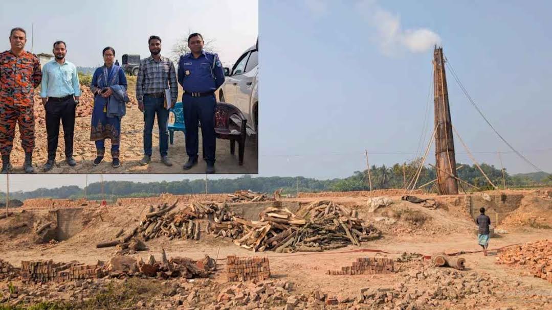 নড়াইলে ইট ভাটায় ম্যাজিস্ট্রেট শ্রাবণী বিশ্বাস'র নেতৃত্বে অভিযান ২ লাখ টাকা জরিমানা