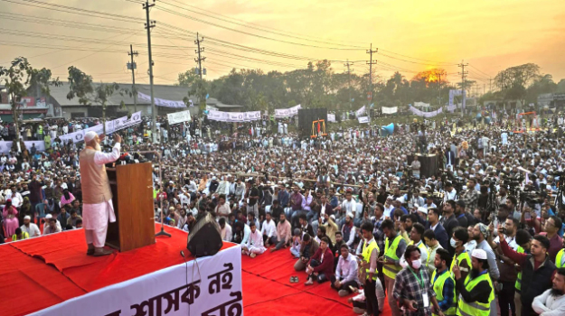 কেরানীগঞ্জে নির্বাচনি জনসভায় জামায়াত আমির : আমাদের কাছে হিন্দু-মুসলমান, বৌদ্ধ-খ্রিষ্টান সবাই সমান