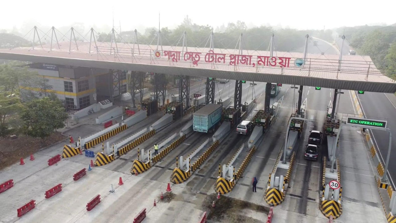 পদ্মা সেতুতে টোল আদায় ছাড়াল ৩ হাজার কোটি টাকা