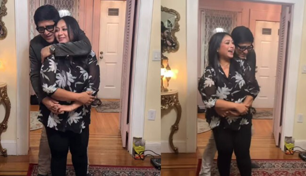 যুক্তরাষ্ট্রে মারুফের বাসায় নিজেদের সেই গানে নাচলেন অমিত-শাবনূর