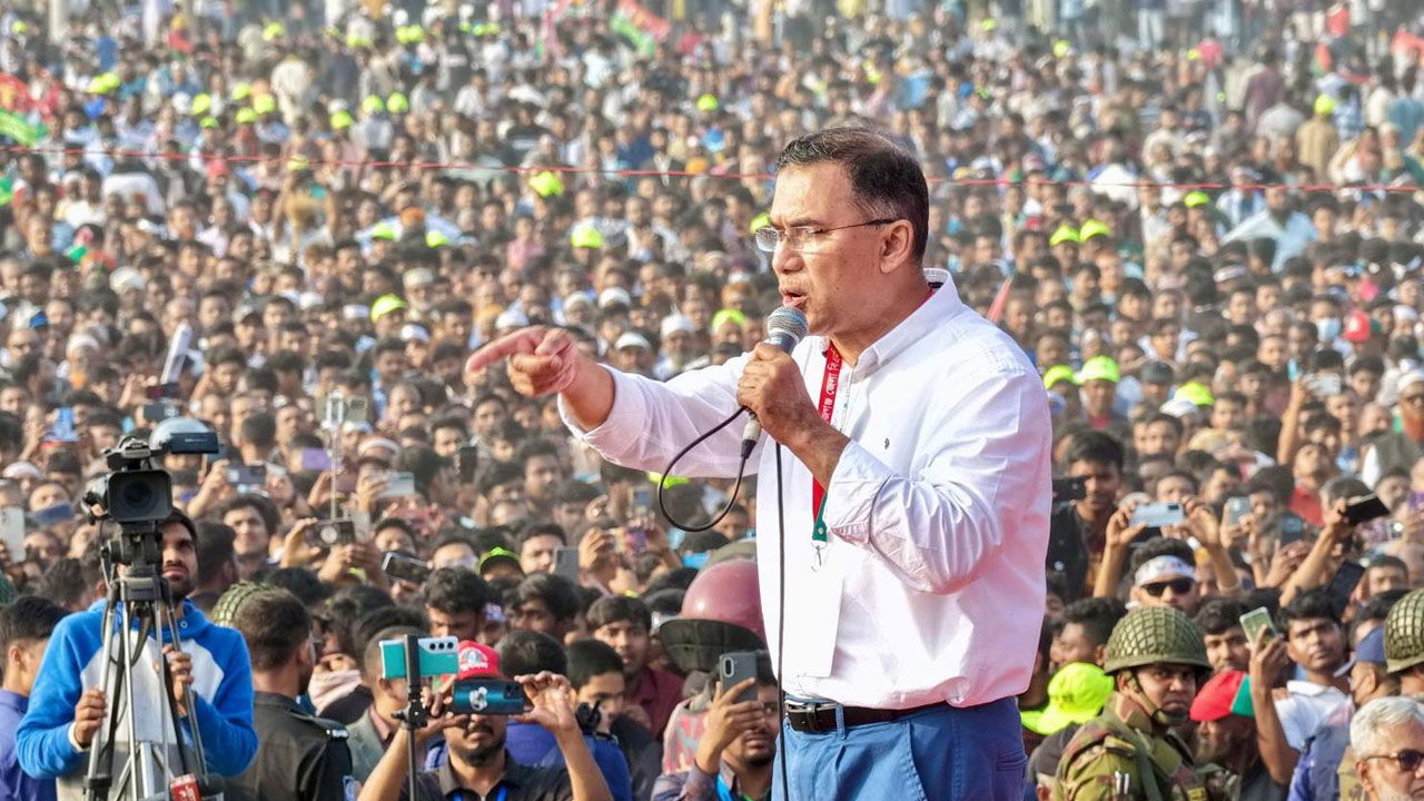 বিএনপি ছাড়া দেশকে সঠিকভাবে পরিচালনা করার অভিজ্ঞতা কোনো দলের নেই: তারেক রহমান