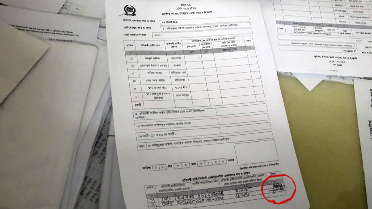 ঝিনাইদহে প্রিসাইডিং অফিসারকে অপসারণ