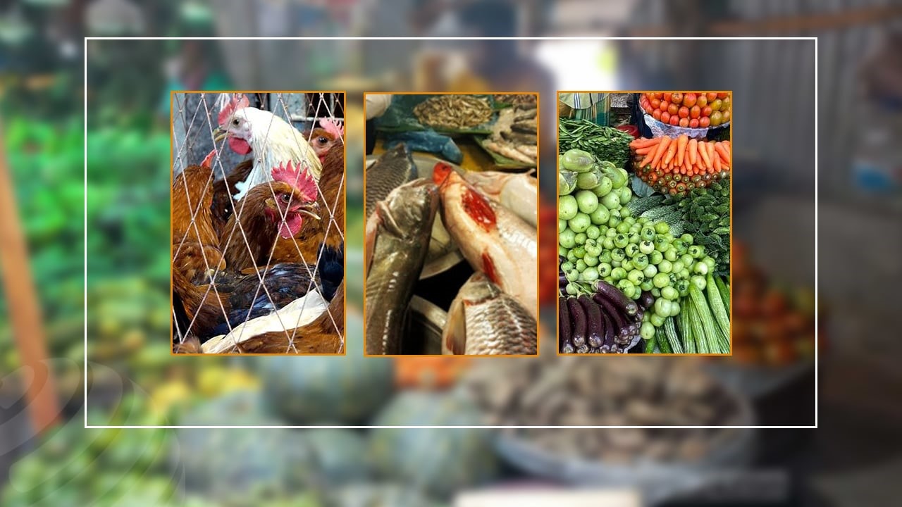 সরবরাহ কিছুটা বাড়লেও চড়া দামেই সবজি-মাছ-মুরগি
