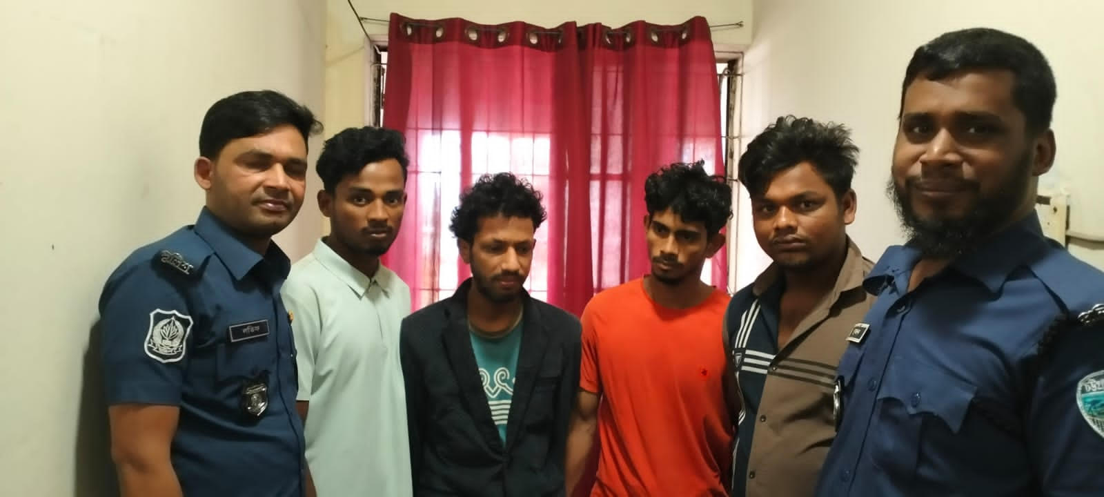 রাঙামাটি পুলিশের অভিযানে ৪ মাদকসেবী আটক