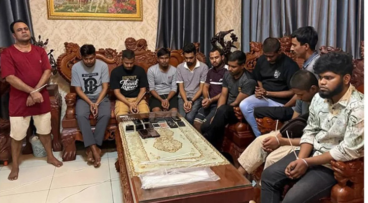 কম্বোডিয়ায় অনলাইন প্রতারণা, ১২ বাংলাদেশি গ্রেপ্তার