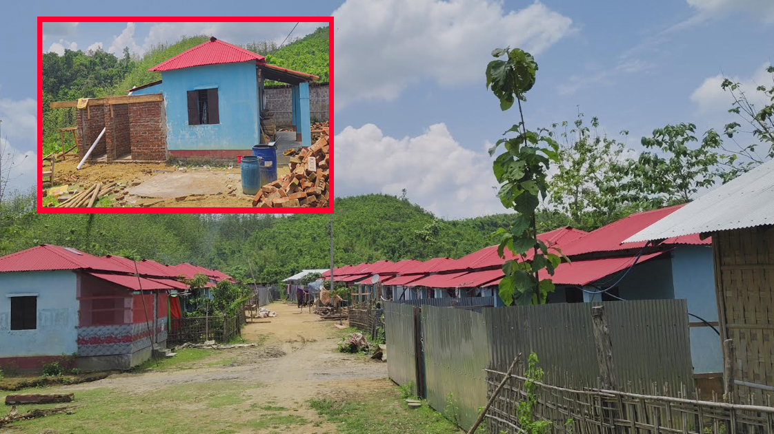 রাঙামাটির বাঘাইছড়িতে ৪ লাখ টাকায় আশ্রয়ন প্রকল্পের ঘর বিক্রির অভিযোগ 