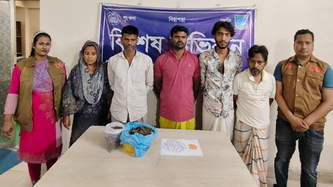 কিশোরগঞ্জের নিকলীতে পুলিশের বিশেষ অভিযানে গ্রেফতার-২, ইয়াবাসহ নগদ টাকা উদ্ধার 