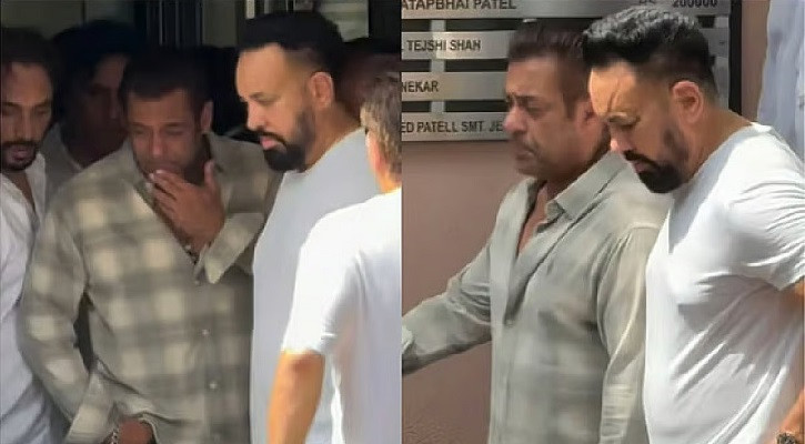 প্রিয়জনের শেষযাত্রায় কান্নায় ভেঙে পড়লেন সালমান খান