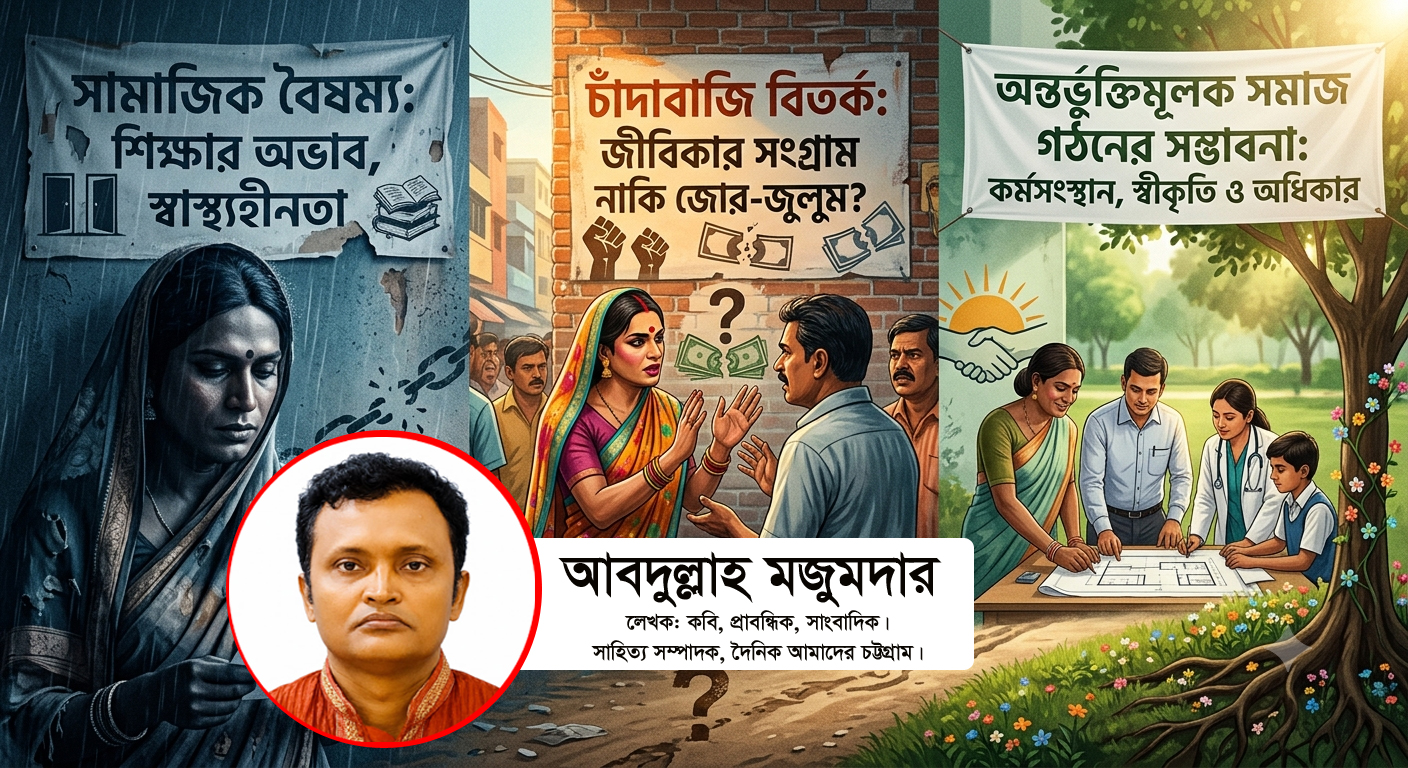 হিজড়া জনগোষ্ঠী: সামাজিক বৈষম্য, চাঁদাবাজির বিতর্ক ও অন্তর্ভুক্তিমূলক সমাজ গঠনের সম্ভাবনা