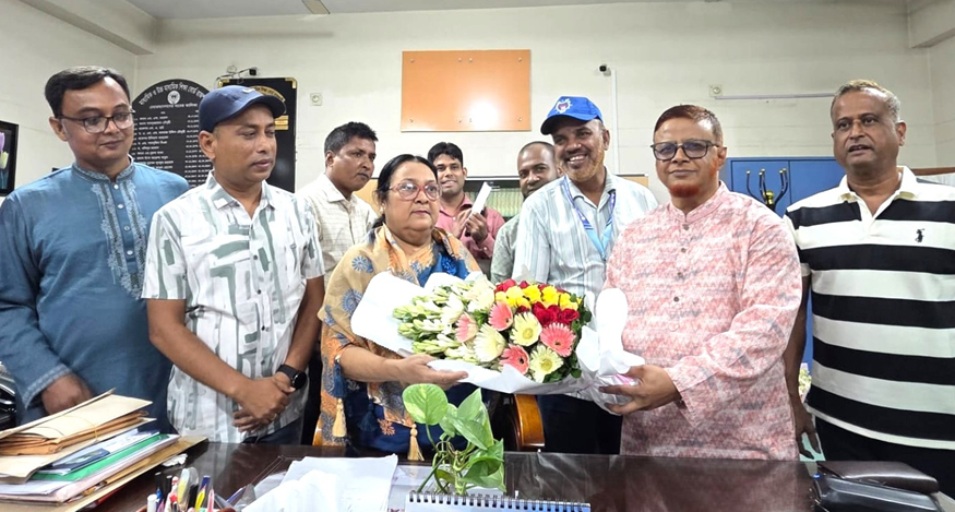 রাজশাহী শিক্ষা বোর্ডের চেয়ারম্যান হিসেবে দায়িত্ব গ্রহণ করনে ড. শামীম আরা চৌধুরী