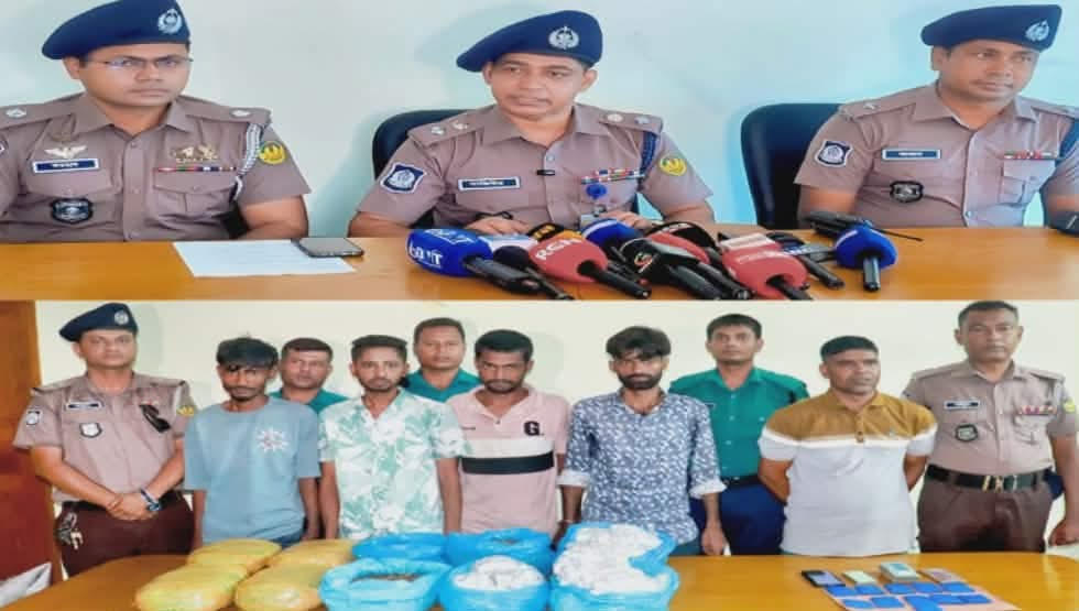 রাজশাহীতে ৫ জন মাদক ব্যবসায়ী গ্রেপ্তার
