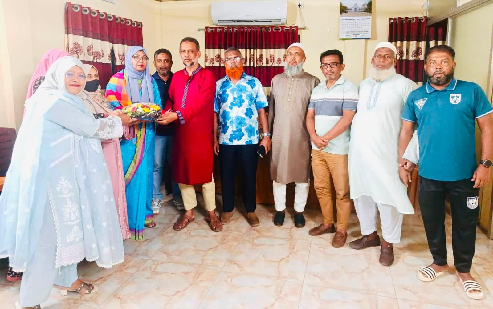 ফেনী জেলা মহিলা ক্রীড়া সংস্থার নবনির্বাচিত নেতৃবৃন্দের সৌজন্য সাক্ষাৎ 