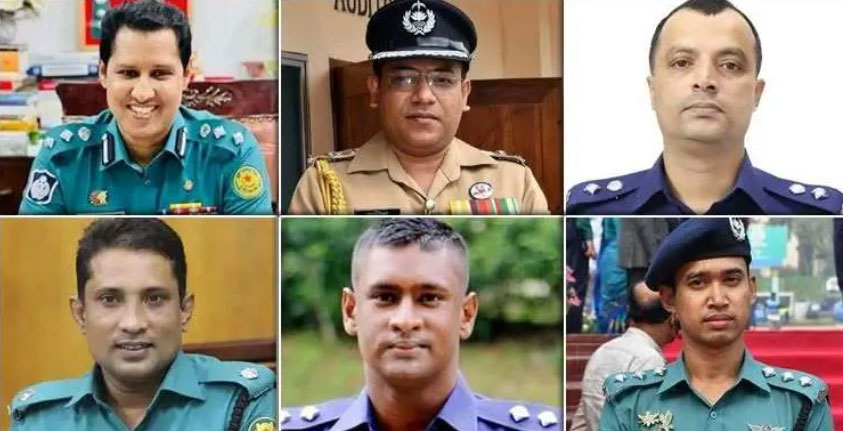 বরখাস্ত হলেন বিপ্লব, ইকবাল, সুদীপ, রুহানীসহ ৬ পুলিশ কর্মকর্তা