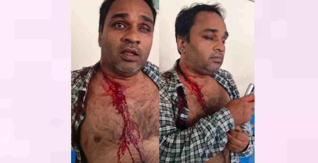 চট্টগ্রাম আদালতের এজলাস কক্ষে বাদীকে গলায় চুরি ডুকিয়ে দিল আসামীরা