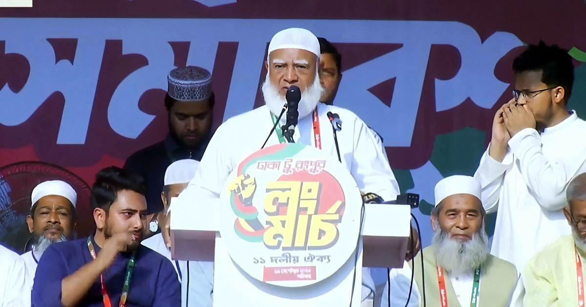 প্রয়োজনে জীবন দেব, দাবি আদায় না করে ঘরে ফিরব না : শফিকুর রহমান