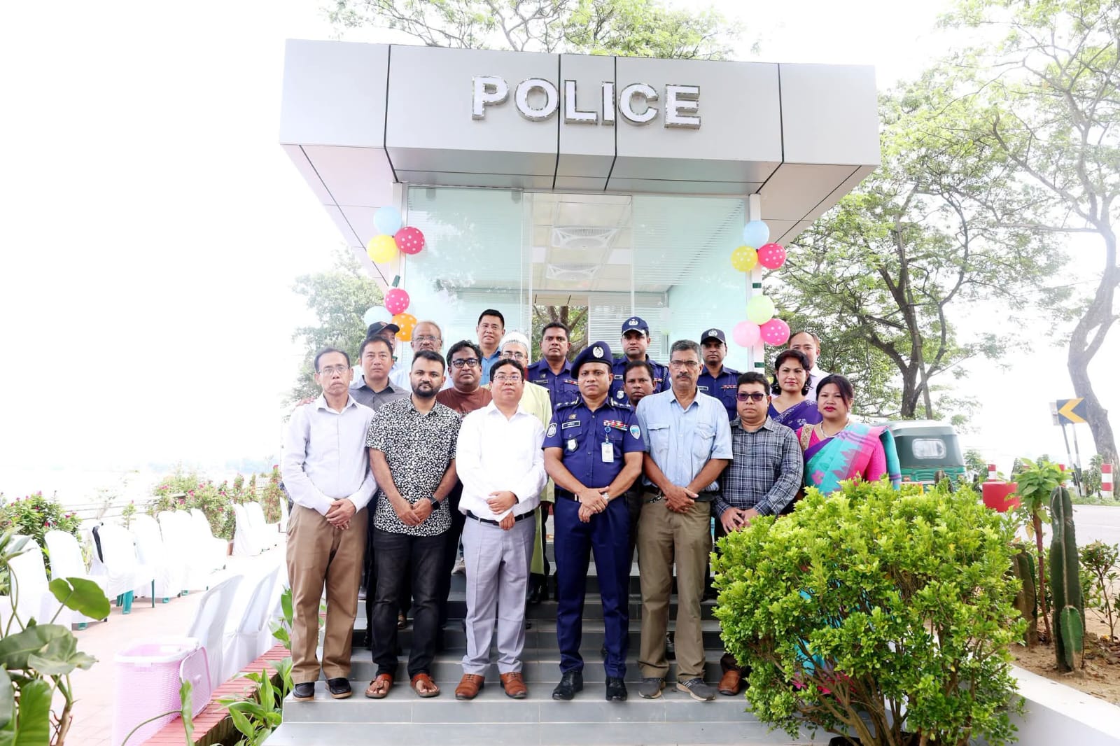 পর্যটকদের নিরাপত্তায় রাঙ্গামাটির ফিসারী বাধে যুক্ত হলো পুলিশ বক্স