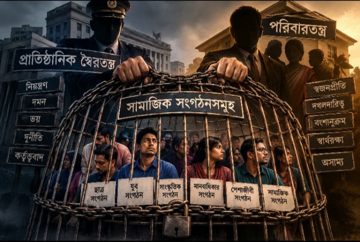 প্রাতিষ্ঠানিক স্বৈরতন্ত্র ও পরিবারতন্ত্রের বেড়াজালে সামাজিক সংগঠনসমূহ